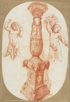 N 032
<br/>
Romeinse kandelaber uit Santa Costanza
<br/>
<em>Goltzius, Hendrick (1558-1617)</em>